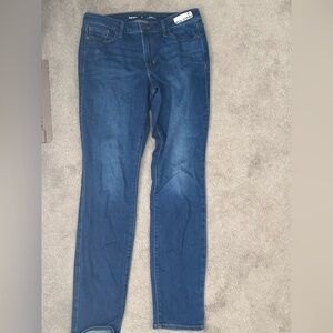 Old Navy pop icon skinny LONG Jeans in Deep Blue size 10 long